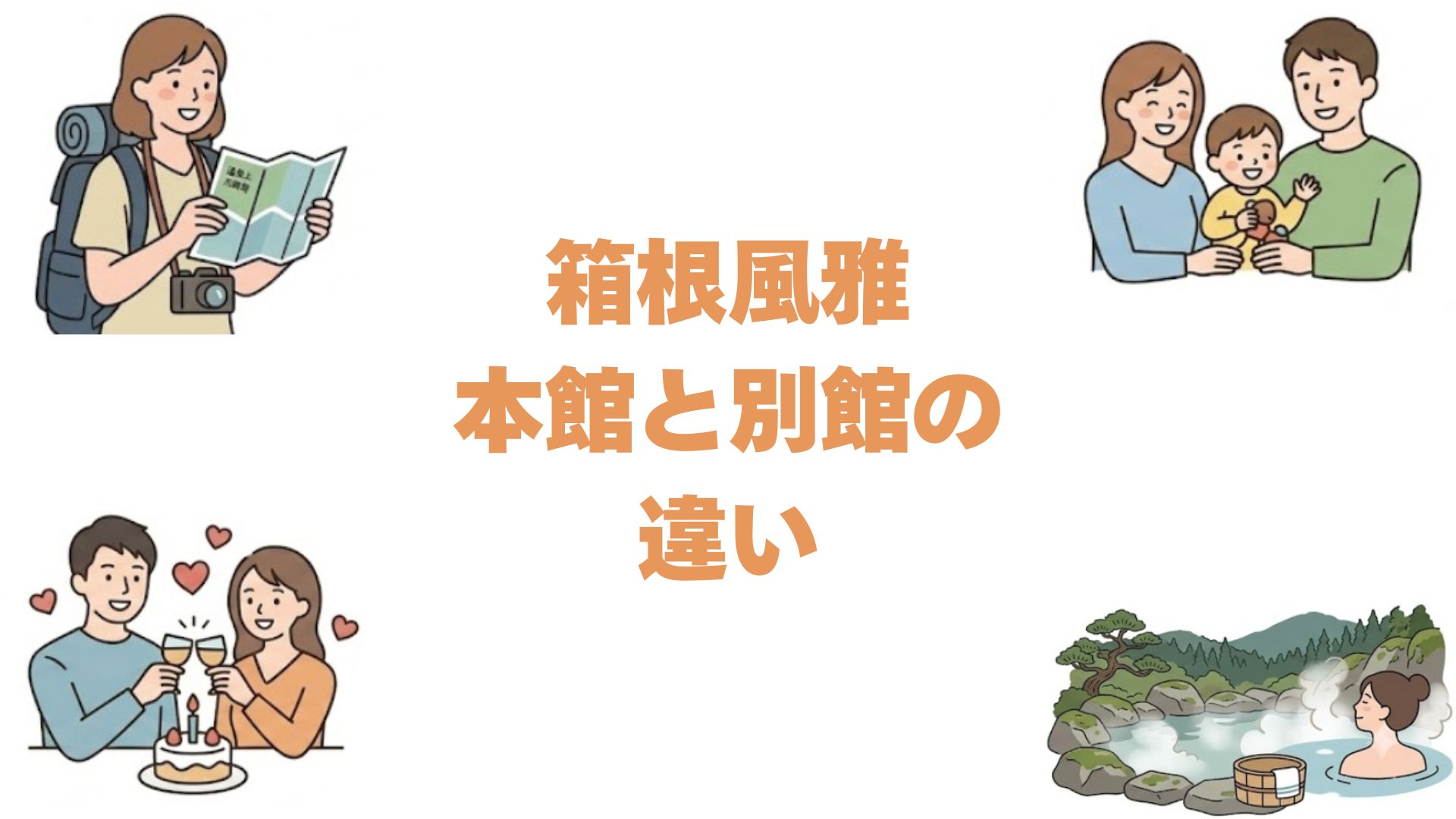 箱根風雅の本館と別館の違いを比較！どっちがいいか選び方を解説