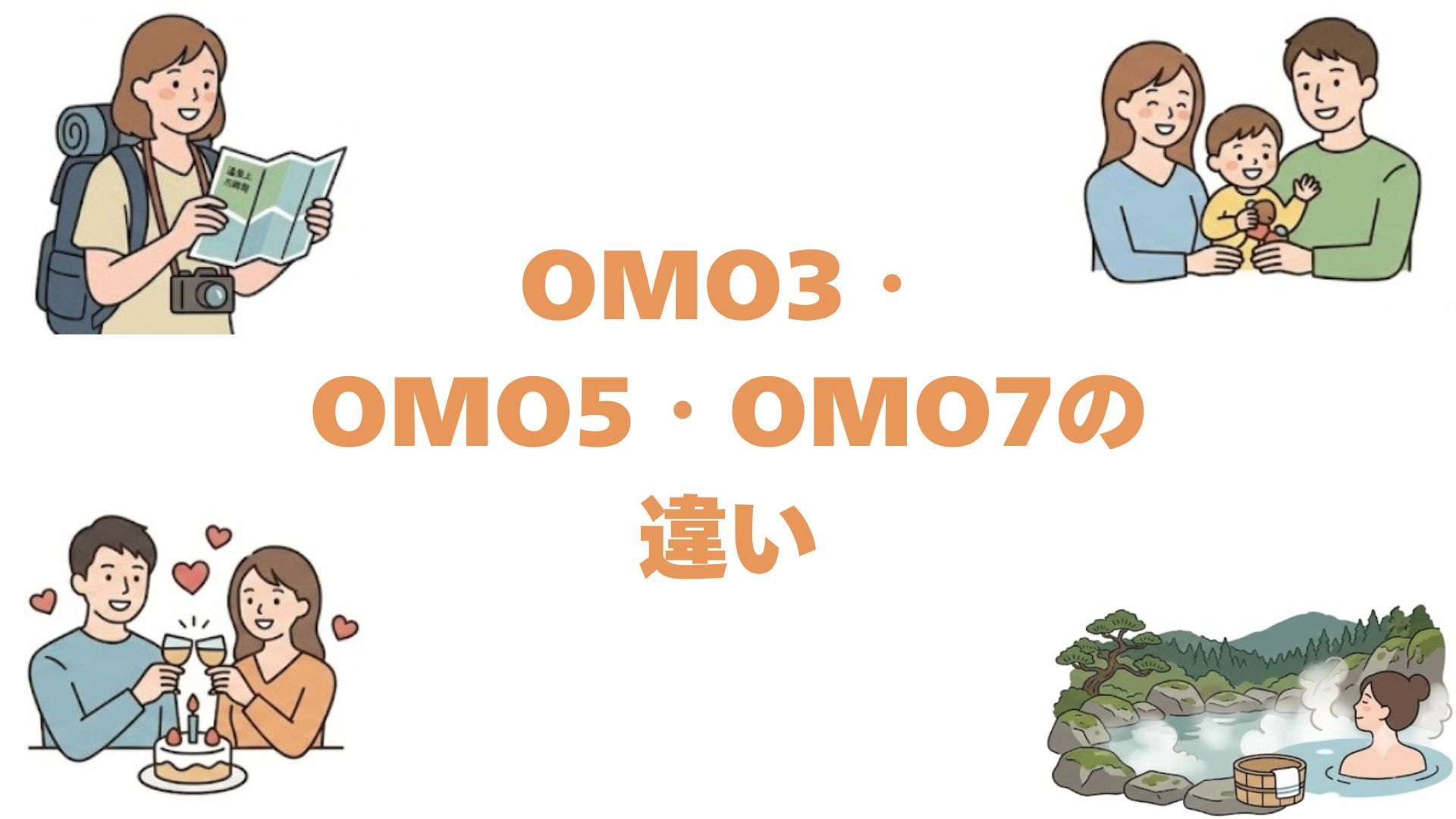 OMO3・OMO5・OMO7の違いを比較！どれがいいか選び方を解説